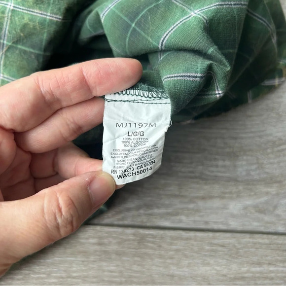 Twenty X Cotton Plaid Distressed Button Down Western Shirt - Picture 10 of 14